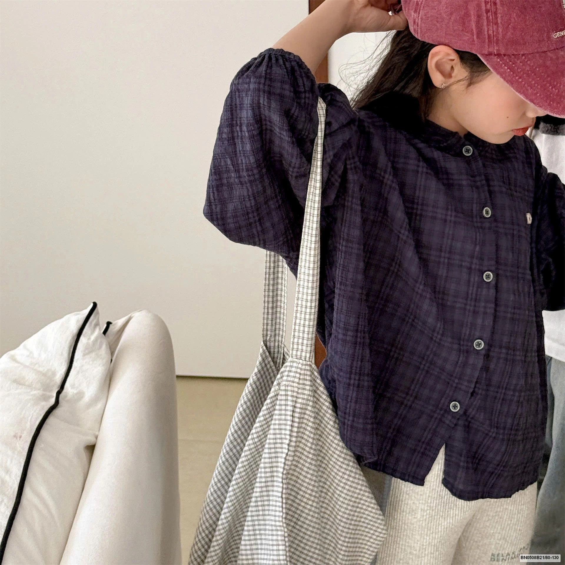 SƠ MI XÔ ĐŨI THỜI TRANG LIỀN MŨ AD.BABY