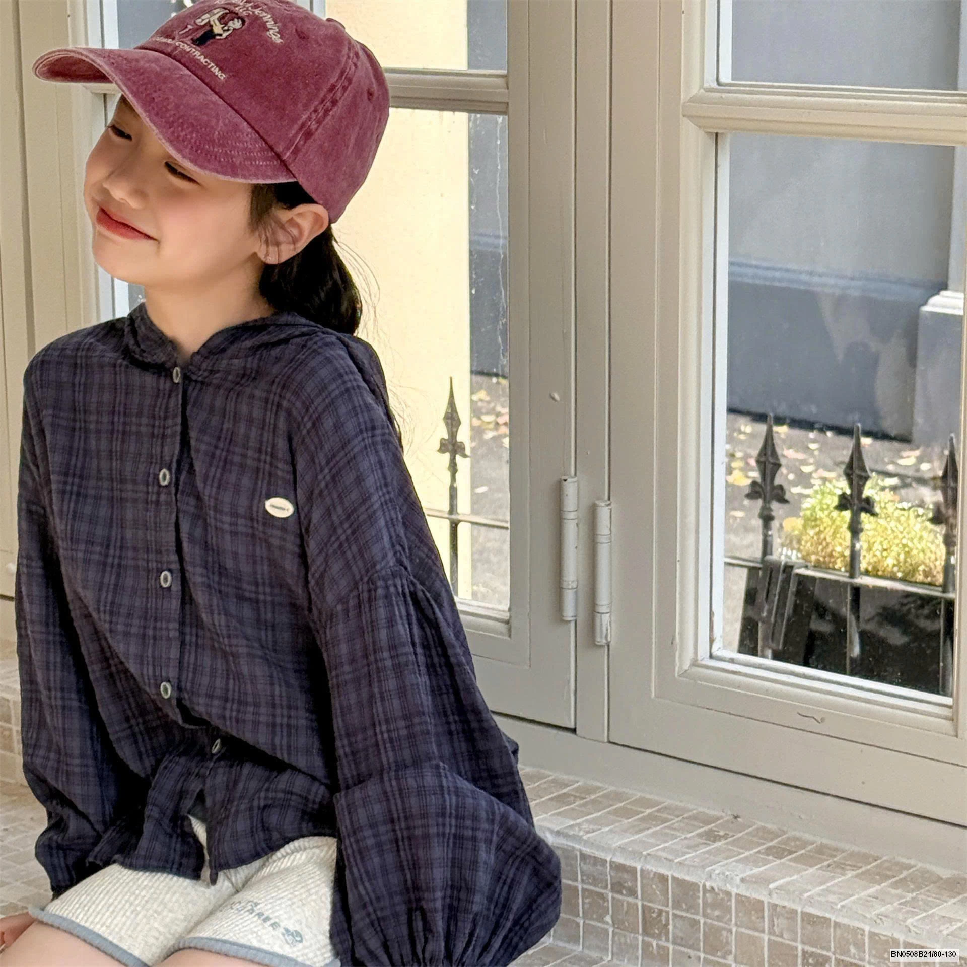 SƠ MI XÔ ĐŨI THỜI TRANG LIỀN MŨ AD.BABY