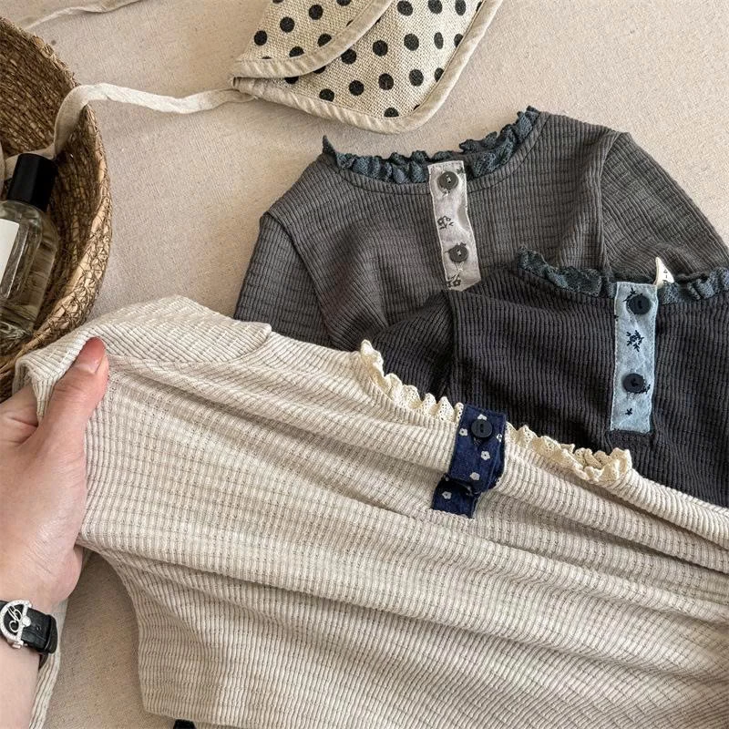 ÁO THUN GÂN CỔ BÈO AD.BABY