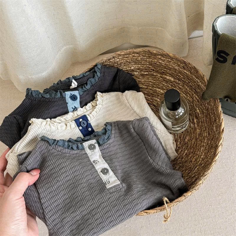 ÁO THUN GÂN CỔ BÈO AD.BABY