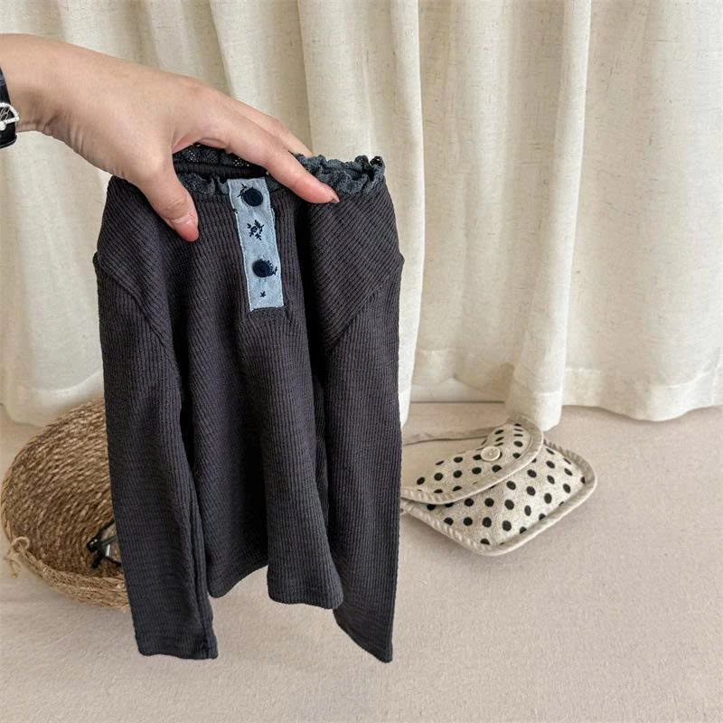 ÁO THUN GÂN CỔ BÈO AD.BABY