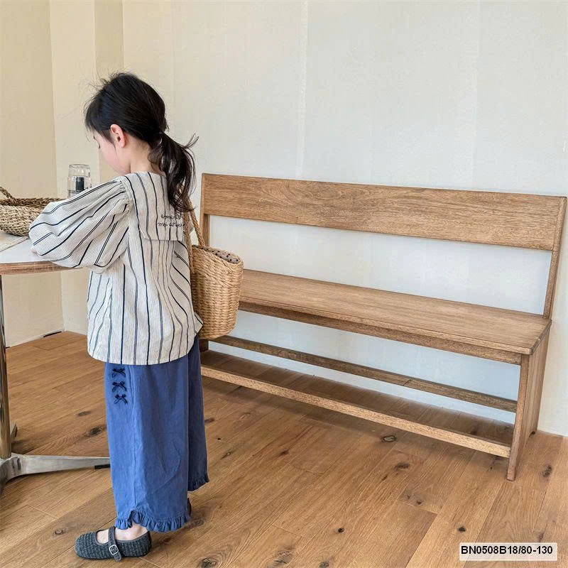 QUẦN ỐNG RỘNG DÁNG LỠ VIỀN BÈO ADBABY