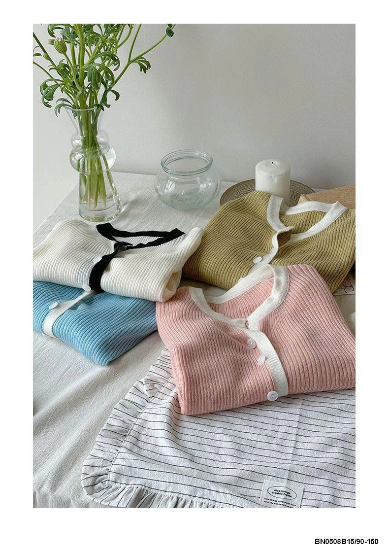 ÁO KHOÁC LEN MỀM PHỐI VIỀN