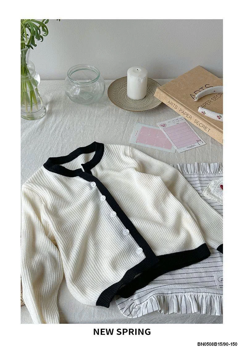 ÁO KHOÁC LEN MỀM PHỐI VIỀN