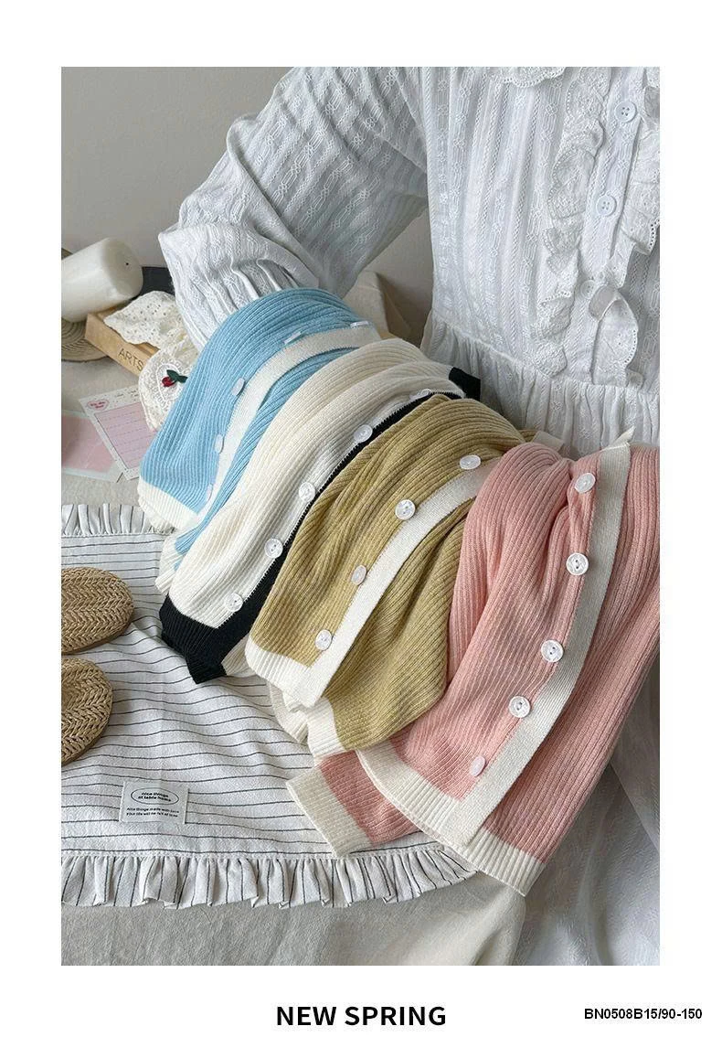 ÁO KHOÁC LEN MỀM PHỐI VIỀN