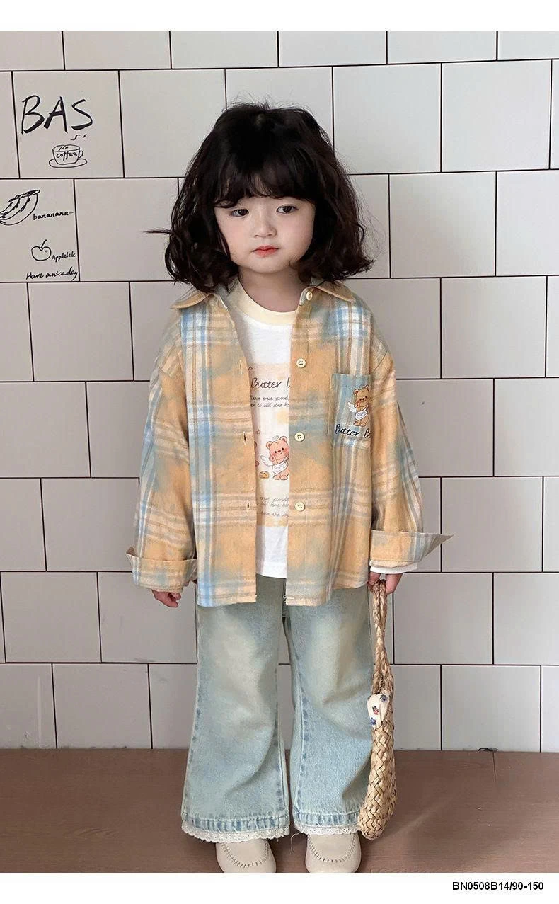 ÁO SƠ MI KITTY CARO