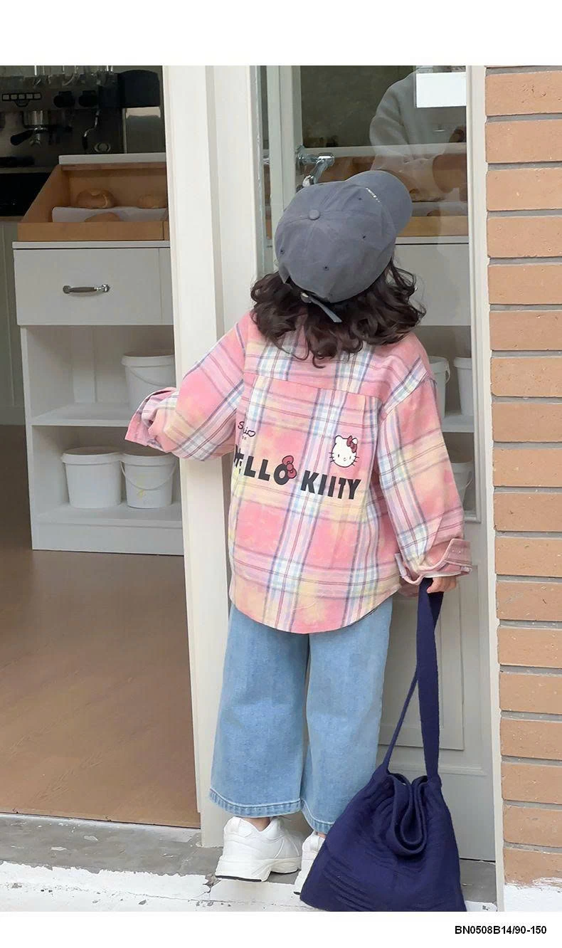 ÁO SƠ MI KITTY CARO