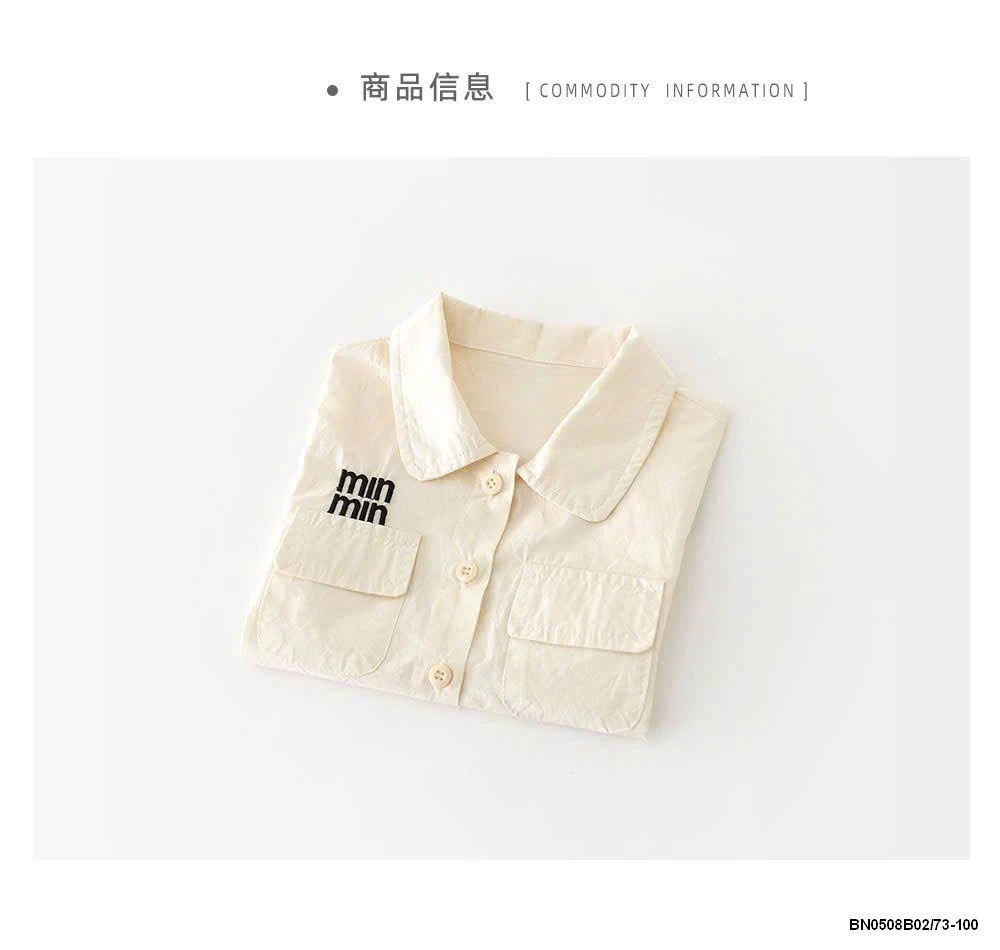 ÁO SƠ MI CỘC TAY CHO BÉ TRAI