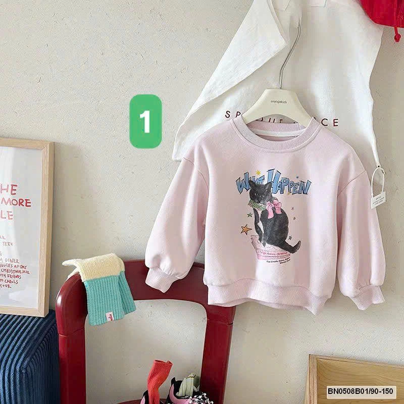 ÁO NỈ HOẠT HÌNH BG