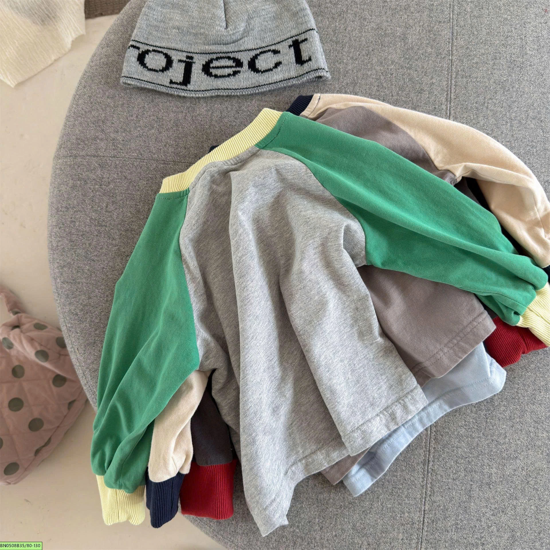 ÁO NỈ PHỐI MÀU SỐ 27 ADBABY