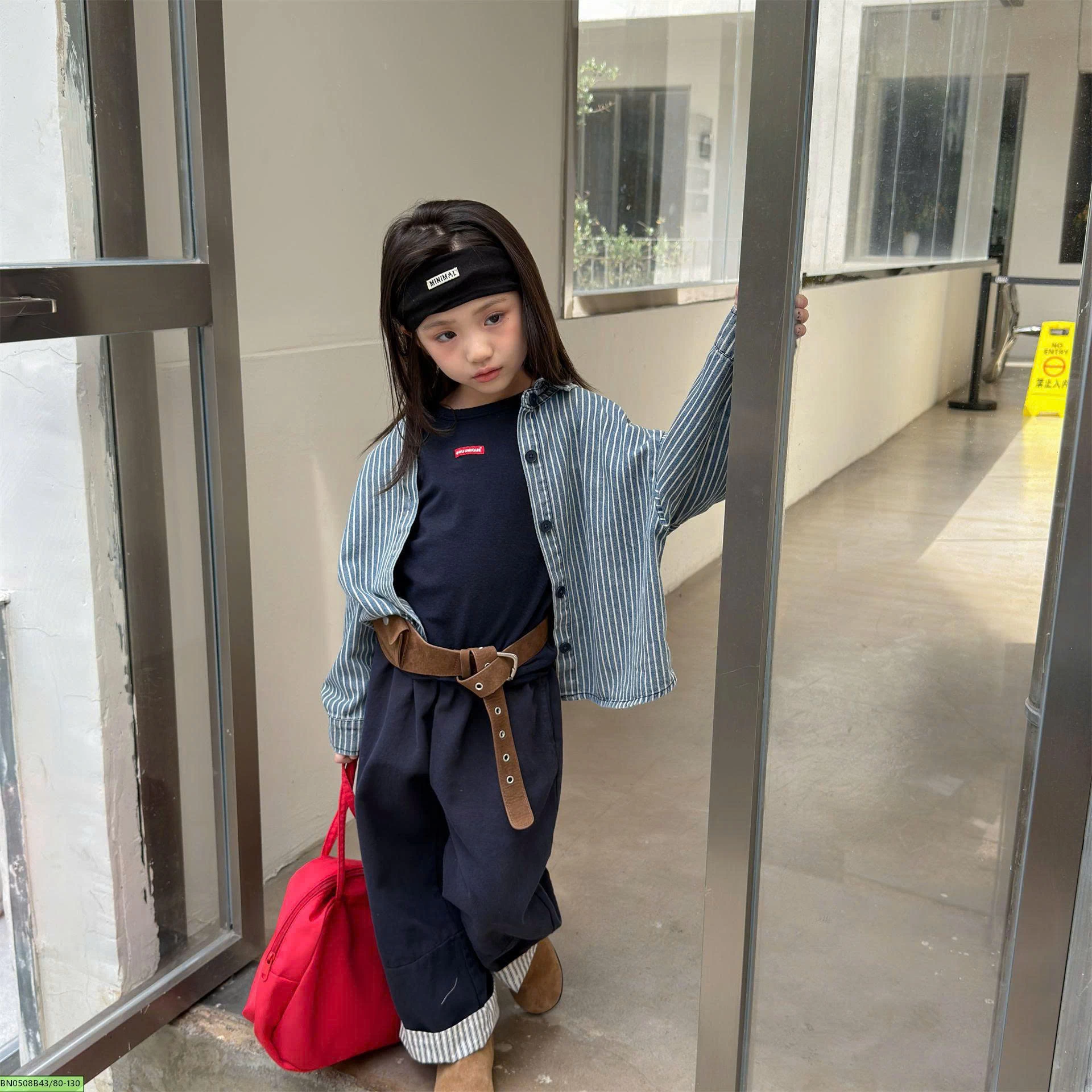 ÁO JEAN CHỮ LƯNG ADBABY
