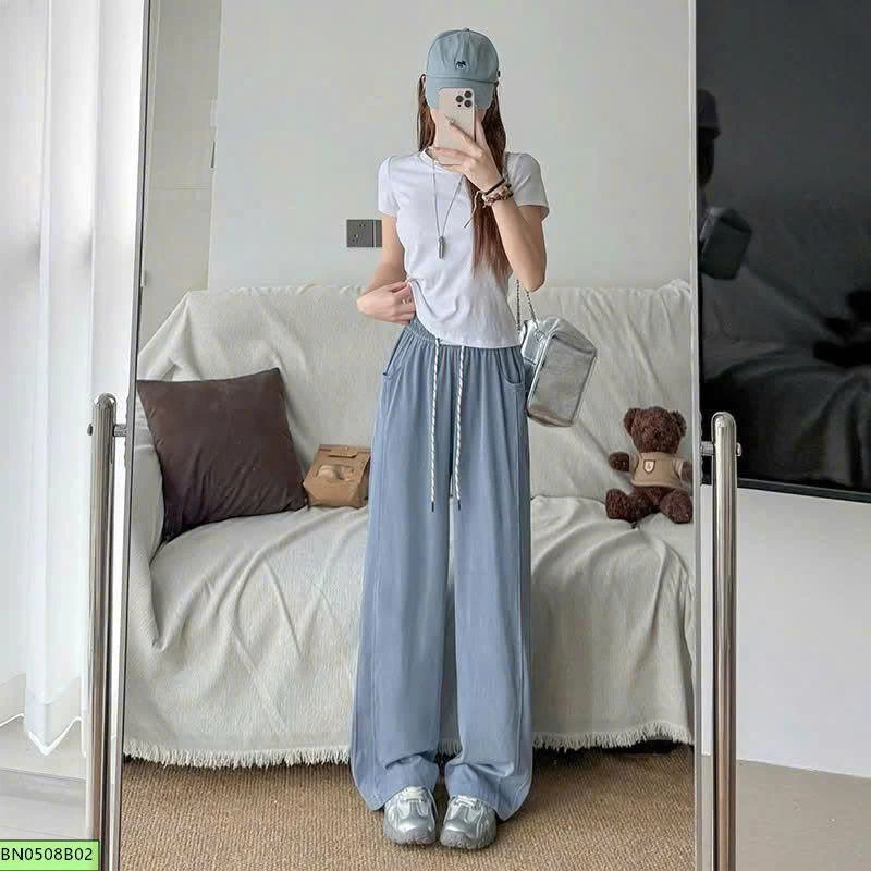 QUẦN JEANS TENCEL ỐNG RỘNG