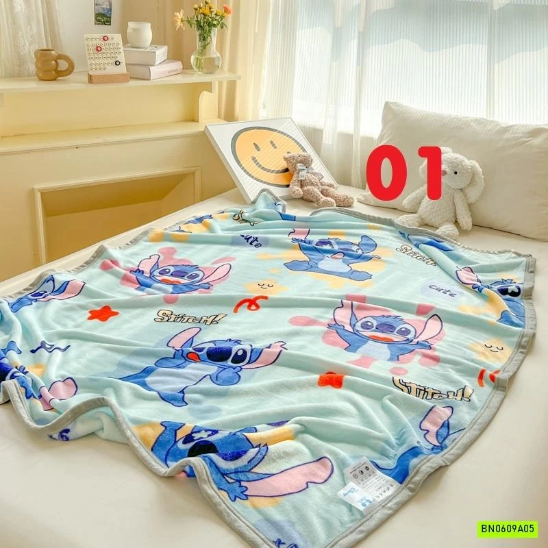 CHĂN BĂNG LÔNG IN HÌNH CHO BÉ