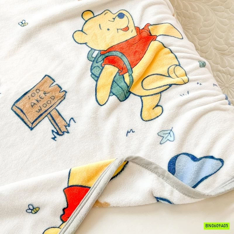 CHĂN BĂNG LÔNG IN HÌNH CHO BÉ