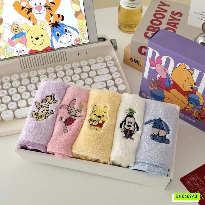 SÉT 5 KHĂN MẶT SIÊU MỀM CHO BÉ