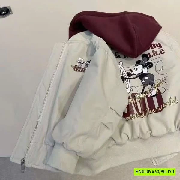 KHOÁC TRẦN BÔNG LIỀN MŨ