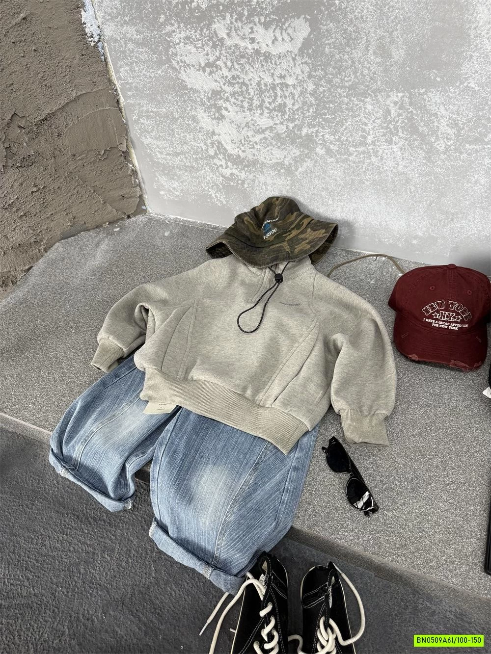 JEANS BAGGY BẠC MÀU