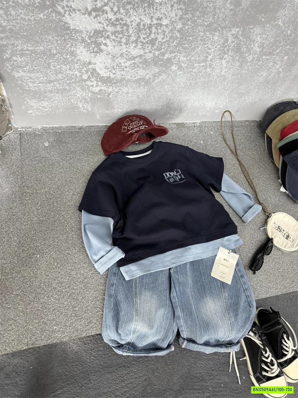 JEANS BAGGY BẠC MÀU