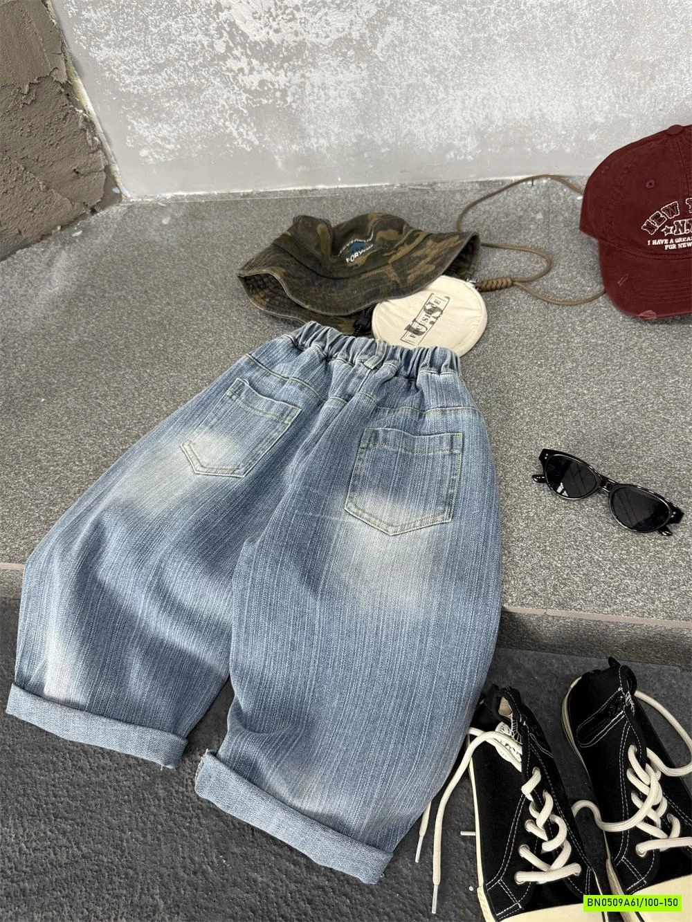 JEANS BAGGY BẠC MÀU