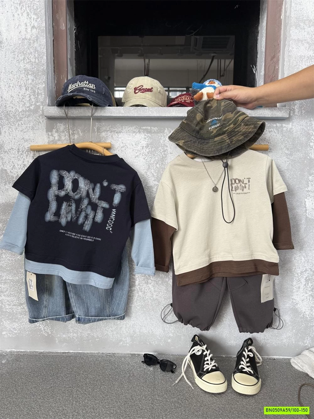 ÁO THUN GIẢ 2 LỚP IN CHỮ