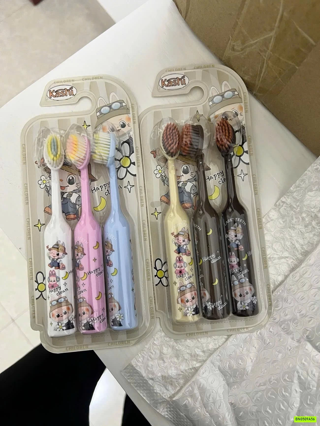 SÉT 3 BÀN CHẢI LABUBU