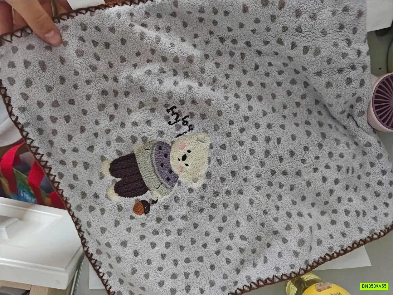 SÉT 5 KHĂN MẶT THÊU THÚ CƯNG