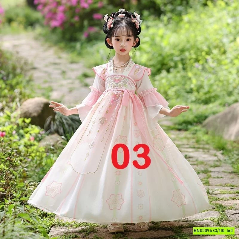 VÁY CỔ TRANG THÊU CAO CẤP