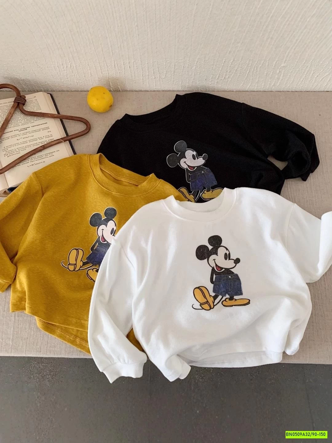 ÁO THUN DÀI TAY IN MICKEY