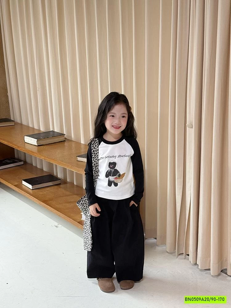 ÁO THUN PHỐI MÀU TAY 25F019 AMBB