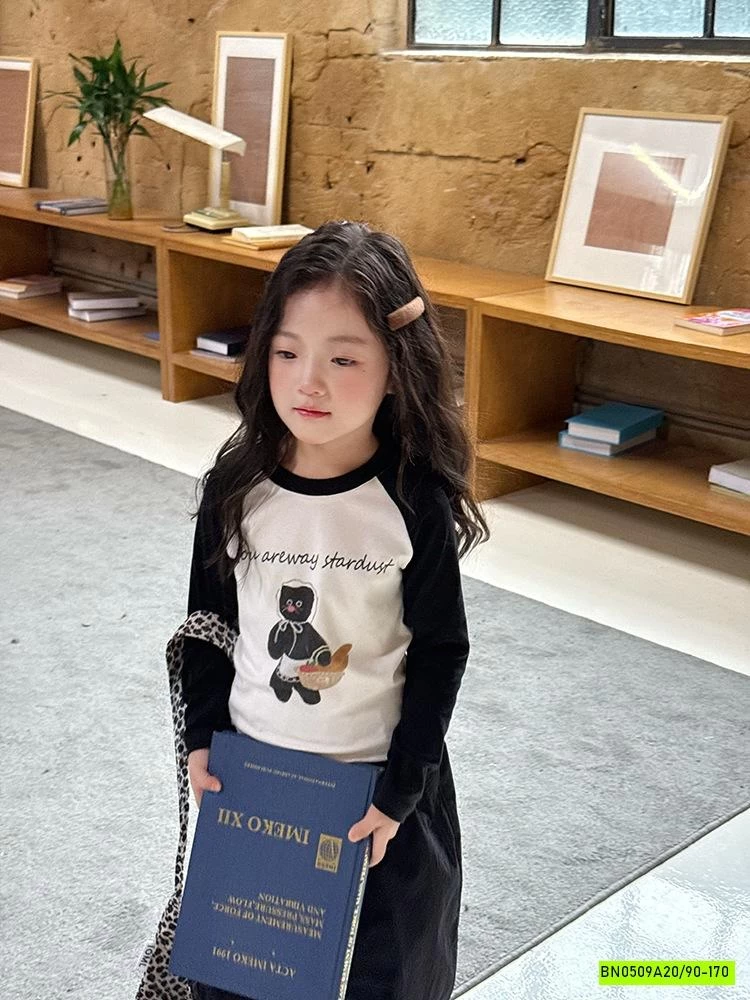 ÁO THUN PHỐI MÀU TAY 25F019 AMBB