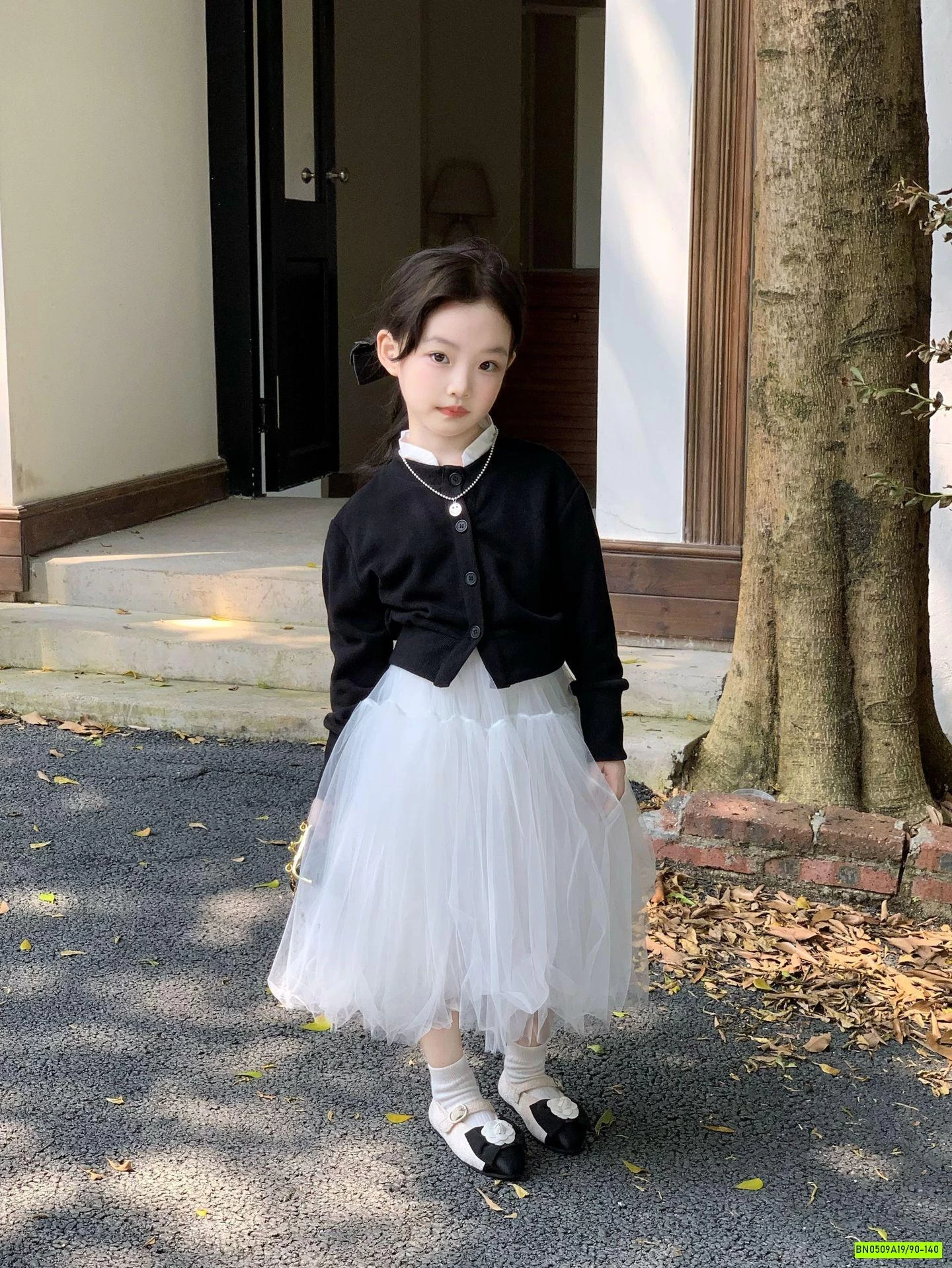 CARDIGAN LEN GIẢ 2 LỚP MIX CV REN