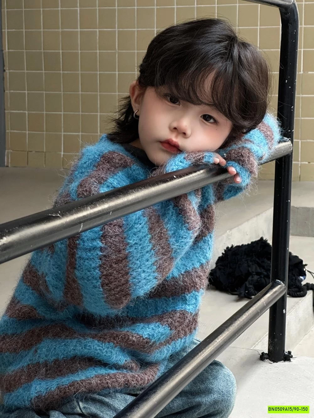 ÁO LEN DỆT KẺ NGANG PHỐI MÀU