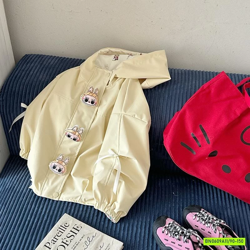 KHOÁC GIÓ KITTY 2 MẶT