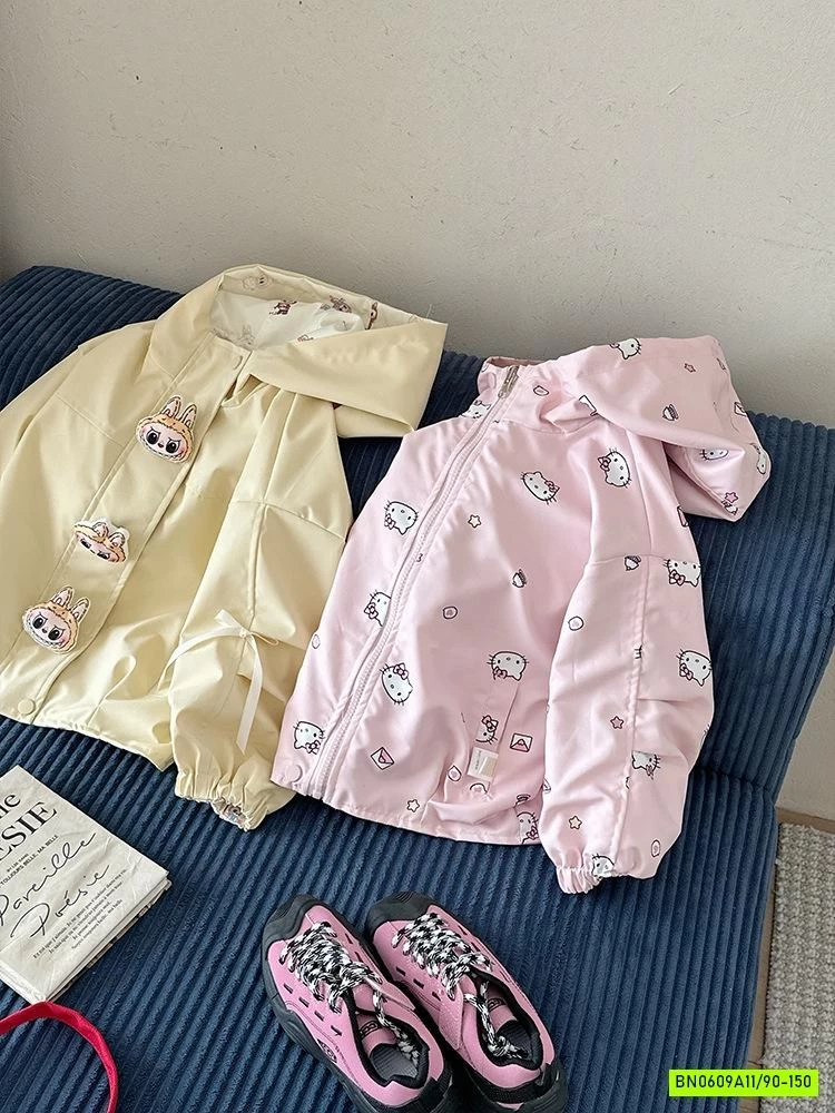 KHOÁC GIÓ KITTY 2 MẶT