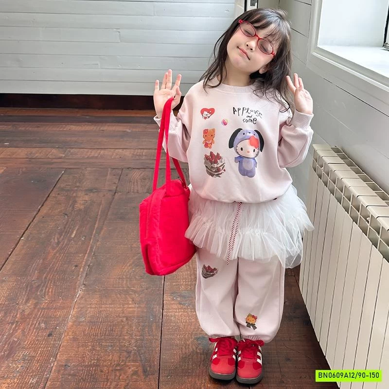 BỘ NỈ ÉP IN HÌN DỄ THƯƠNG