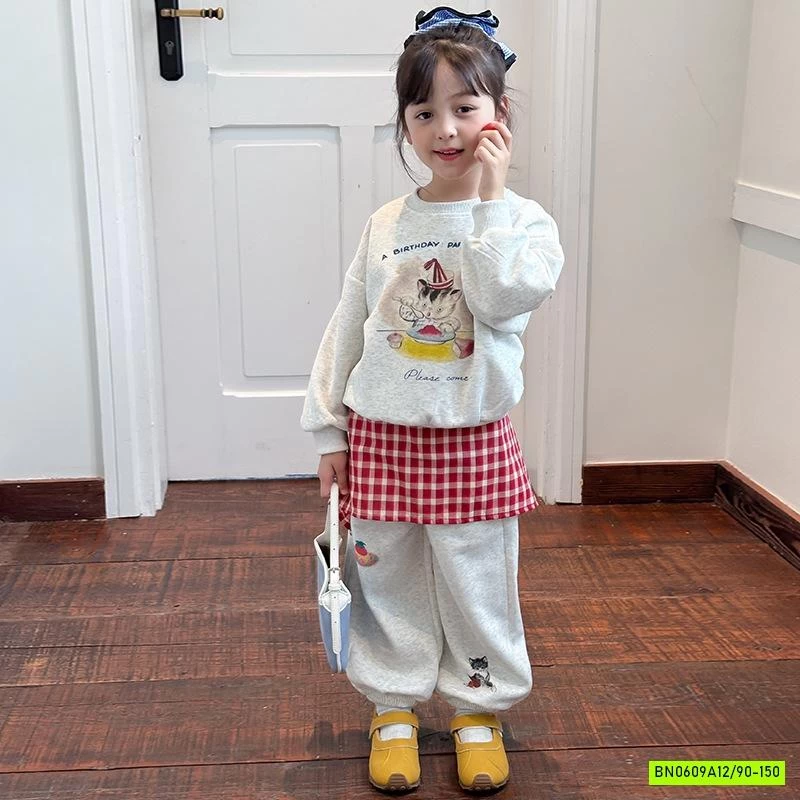 BỘ NỈ ÉP IN HÌN DỄ THƯƠNG