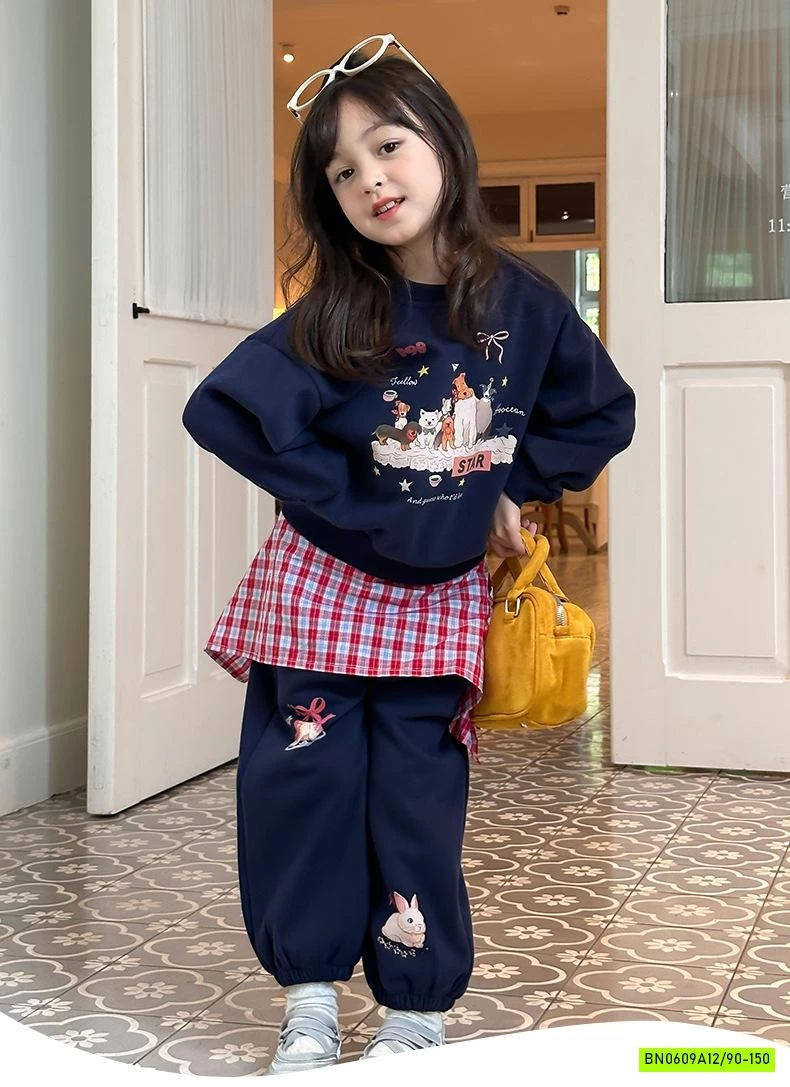 BỘ NỈ ÉP IN HÌN DỄ THƯƠNG