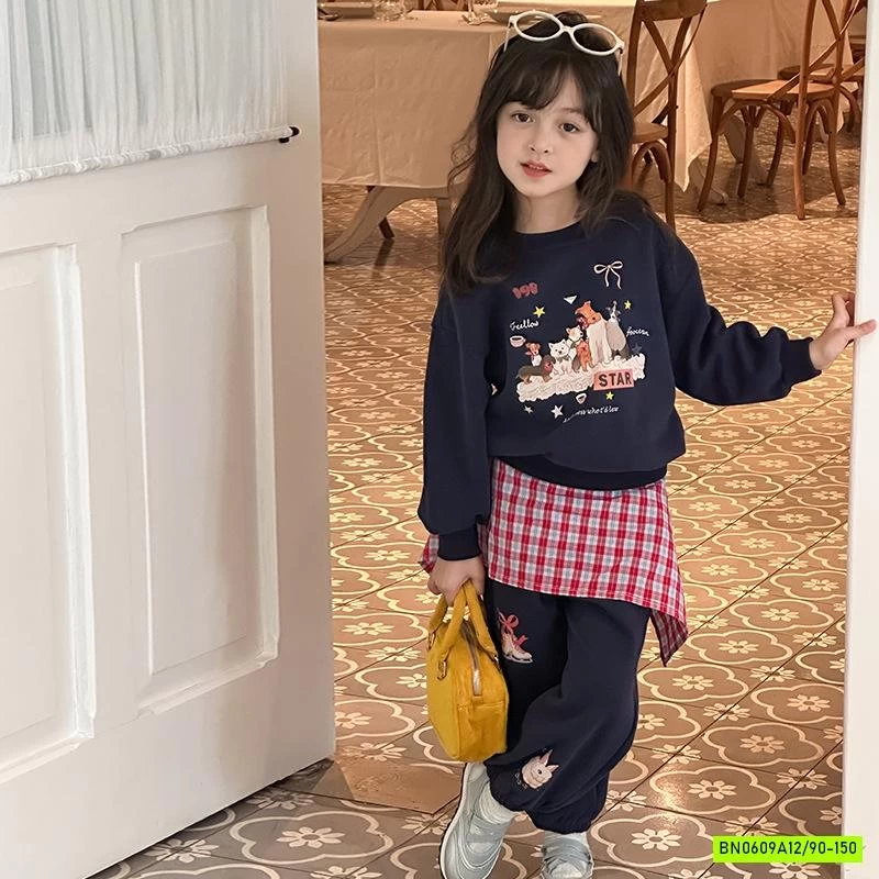 BỘ NỈ ÉP IN HÌN DỄ THƯƠNG