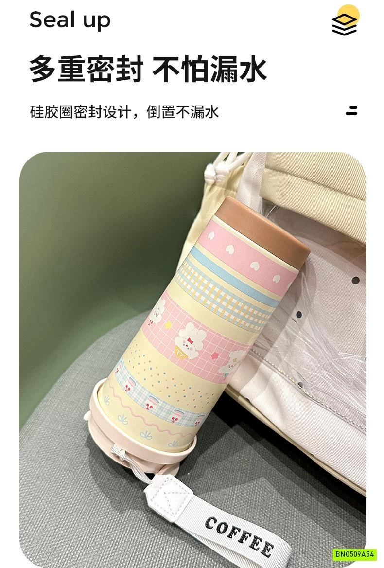 CỐC GIỮ NHIỆT HỌA TIẾT HOA VINTAGE