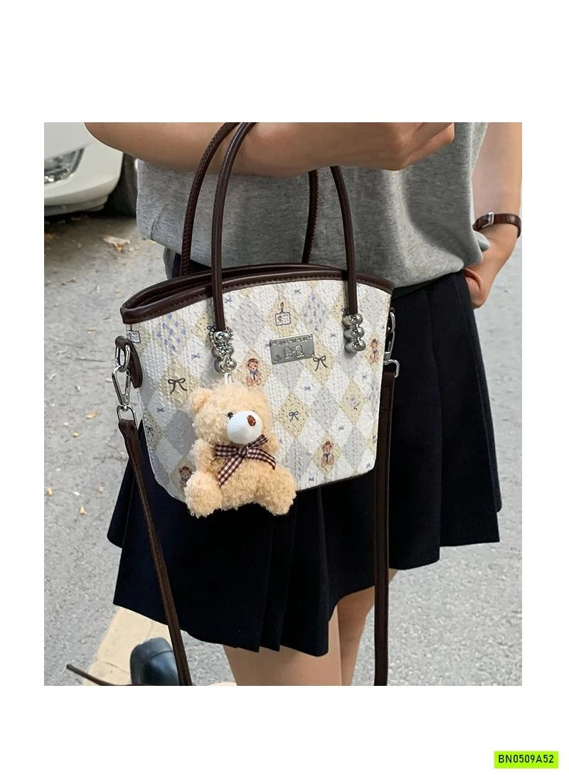 TÚI XÁCH CARO GẤU BEAR KÈM MÓC GẤU