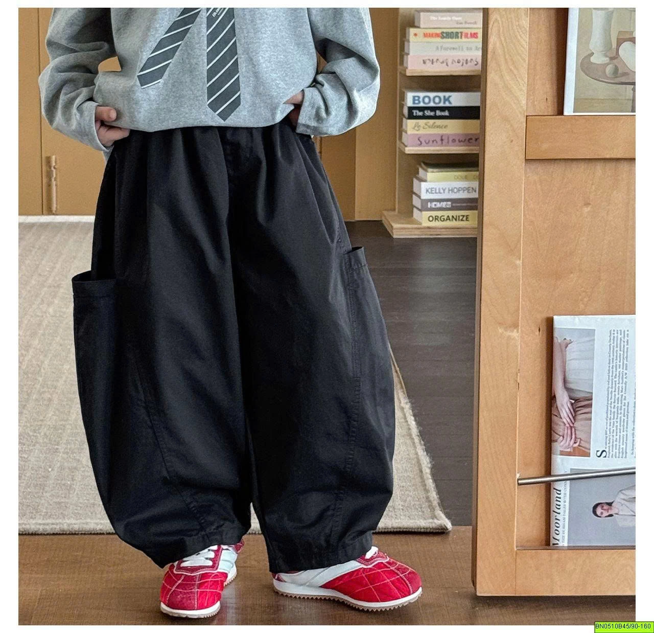 QUẦN BOOMBER TÚI RỘNG AOAOKIDS