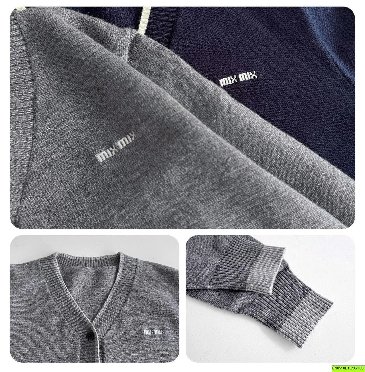ÁO CARDIGAN LEN TRƠN CỔ TIM AOAOKIDS