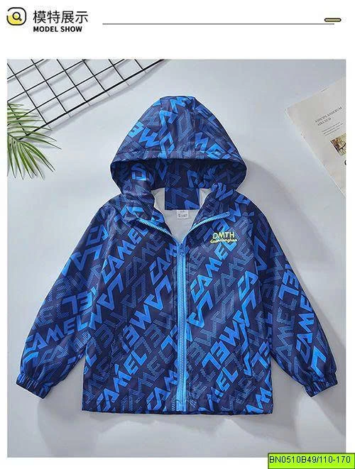 ÁO KHOÁC GIÓ HỌA TIẾT CHỮ CÁI