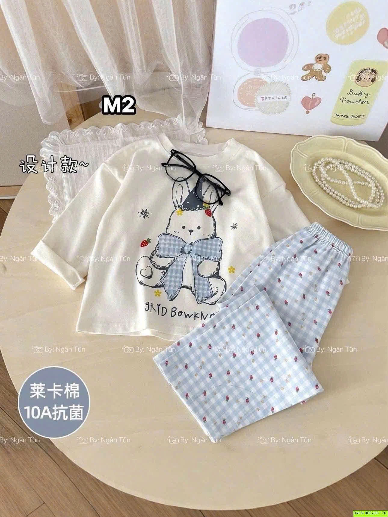 BỘ COTTON MẶC NHÀ IN HÌNH