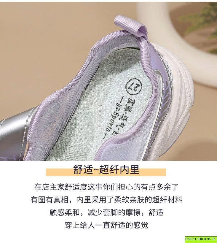 GIÀY LƯỚI THOÁNG KHÍ QUAI DÁN