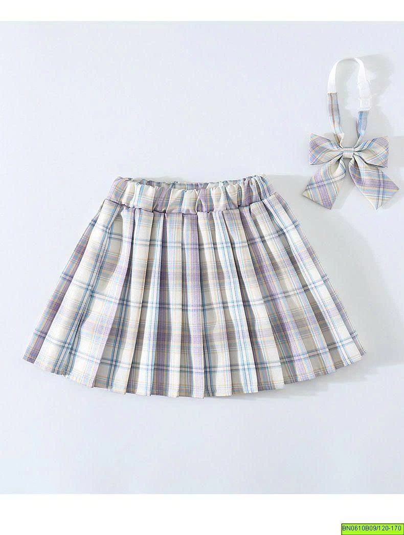 CHÂN VÁY XẾP LY CARO