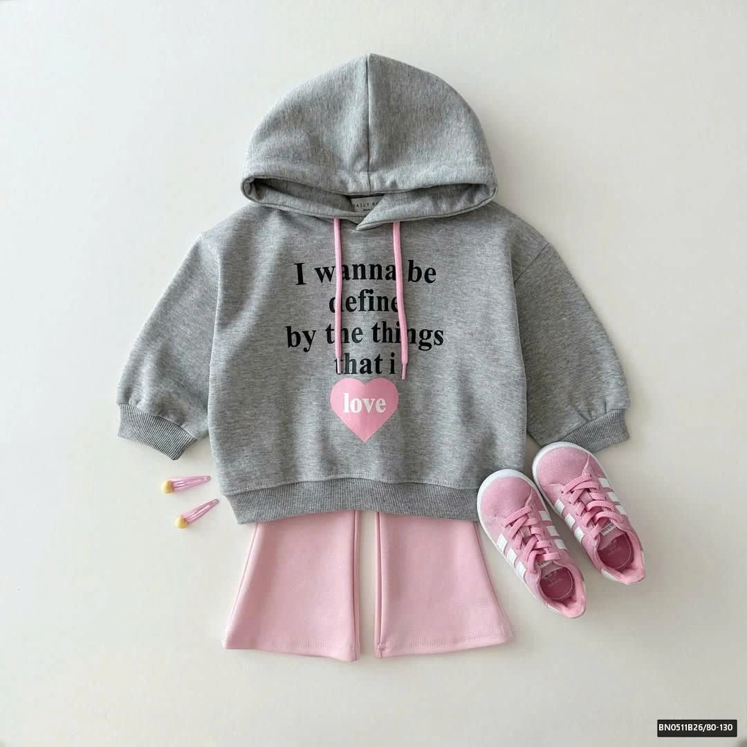 ÁO HOODIE CHỮ TRÁI TIM