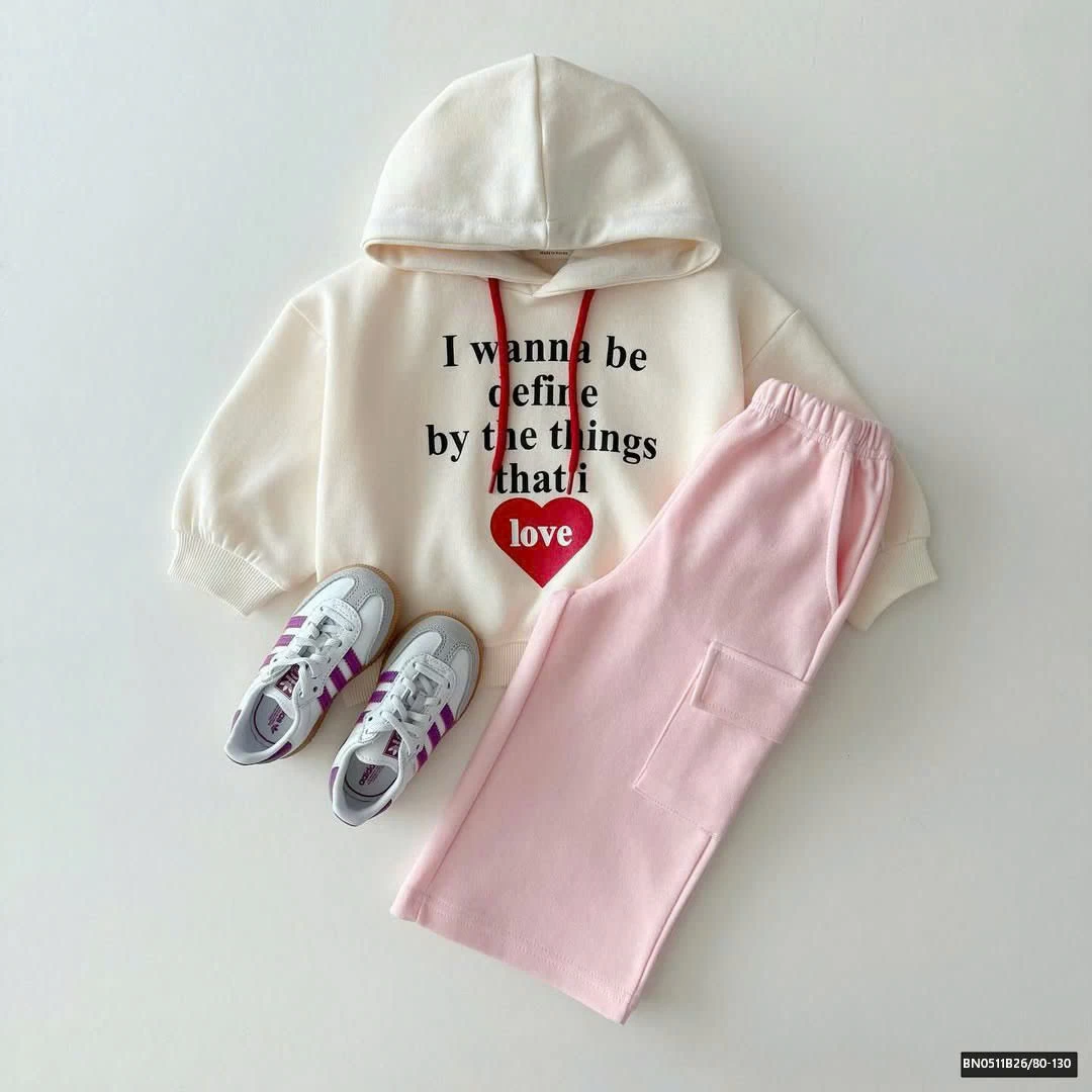 ÁO HOODIE CHỮ TRÁI TIM