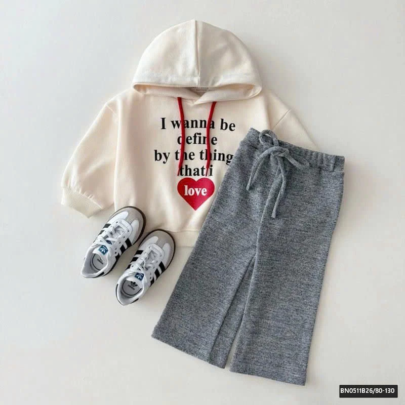 ÁO HOODIE CHỮ TRÁI TIM