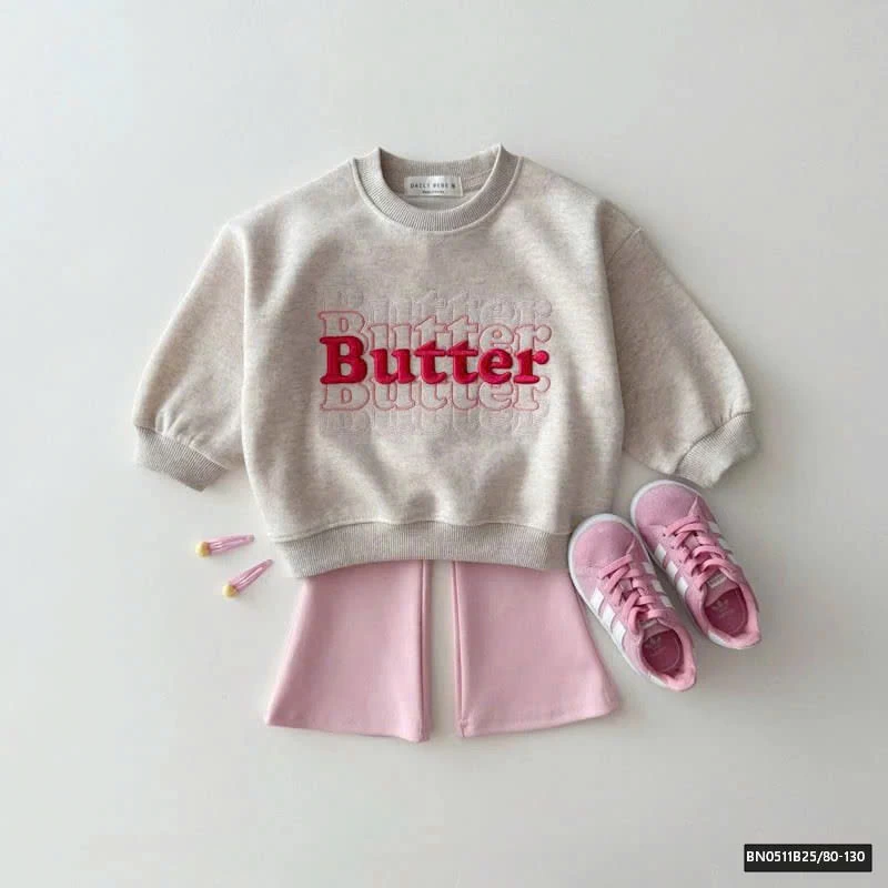 ÁO NỈ CHỮ BUTTER